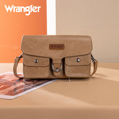 WG320-209  Wrangler Vintage-Inspired Crossbody Bag -Khaki