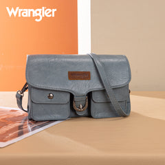 WG320-209  Wrangler Vintage-Inspired Crossbody Bag -Jean