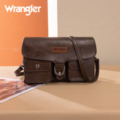 WG320-209  Wrangler Vintage-Inspired Crossbody Bag -Coffee