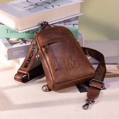 MC-2833 Milan Chiva Sling Bag/Crossbody/Chest Bag - Brown
