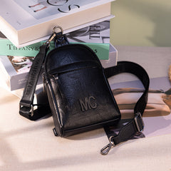 MC-2833 Milan Chiva Sling Bag/Crossbody/Chest Bag - Black