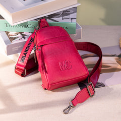 MC-2833 Milan Chiva Sling Bag/Crossbody/Chest Bag - Hot Pink