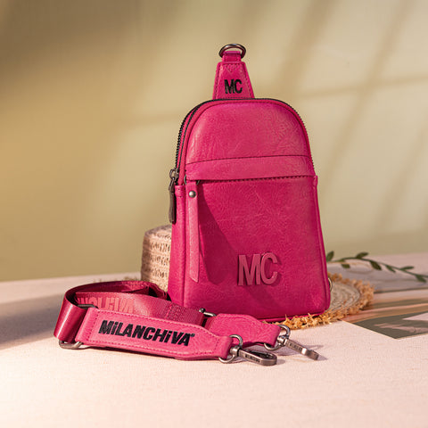 MC-2833 Milan Chiva Sling Bag/Crossbody/Chest Bag - Hot Pink