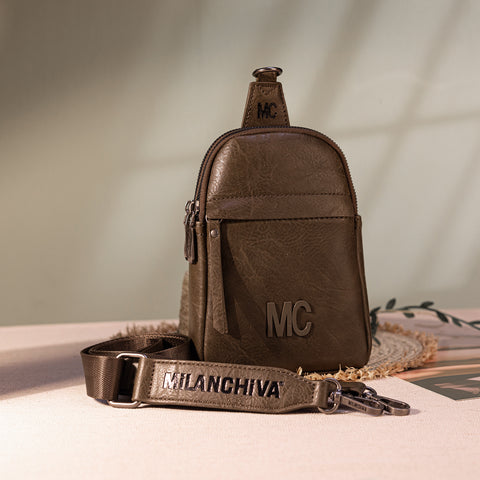 MC-2833 Milan Chiva Sling Bag/Crossbody/Chest Bag - Green