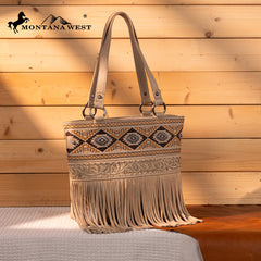MW1330G-8317   Montana West Tooled/Embroidered Collection Concealed Carry Tote