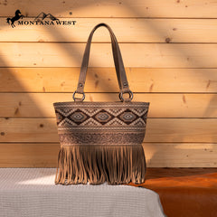 MW1330G-8317   Montana West Tooled/Embroidered Collection Concealed Carry Tote