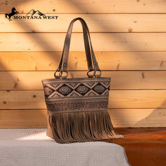 MW1330G-8317   Montana West Tooled/Embroidered Collection Concealed Carry Tote