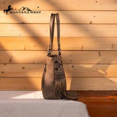 MW1330G-8317   Montana West Tooled/Embroidered Collection Concealed Carry Tote