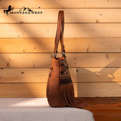 MW1330G-8317   Montana West Tooled/Embroidered Collection Concealed Carry Tote