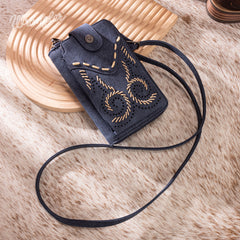 WG337-183  Wrangler Western Stitch RFID Phone Crossbody Wallet/Crossbody -Navy