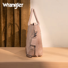 WG199-1824 Wrangler Carry-All Aztec Expandable Tote/Crossbody -Tan