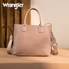 WG199-1824 Wrangler Carry-All Aztec Expandable Tote/Crossbody -Tan