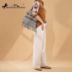 MW1330G-8317   Montana West Tooled/Embroidered Collection Concealed Carry Tote