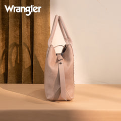 WG199-1824 Wrangler Carry-All Aztec Expandable Tote/Crossbody -Tan