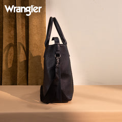 WG199-1824 Wrangler Carry-All Aztec Expandable Tote/Crossbody -Black