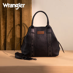 WG199-1824 Wrangler Carry-All Aztec Expandable Tote/Crossbody -Black