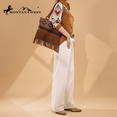 MW1330G-8317   Montana West Tooled/Embroidered Collection Concealed Carry Tote