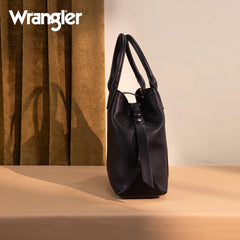 WG199-1824 Wrangler Carry-All Aztec Expandable Tote/Crossbody -Black