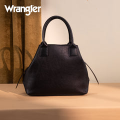 WG199-1824 Wrangler Carry-All Aztec Expandable Tote/Crossbody -Black
