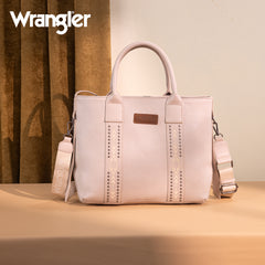 WG199-1824 Wrangler Carry-All Aztec Expandable Tote/Crossbody - Beige