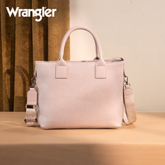 WG199-1824 Wrangler Carry-All Aztec Expandable Tote/Crossbody - Beige