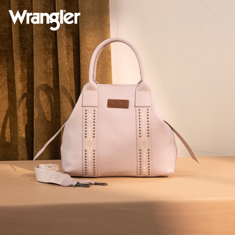 WG199-1824 Wrangler Carry-All Aztec Expandable Tote/Crossbody - Beige