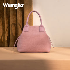 WG199-1824 Wrangler Carry-All Aztec Expandable Tote/Crossbody -Dark Pink