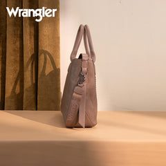 WG199-1824 Wrangler Carry-All Aztec Expandable Tote/Crossbody -Dark Khaki