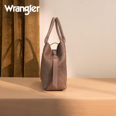 WG199-1824 Wrangler Carry-All Aztec Expandable Tote/Crossbody -Dark Khaki