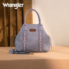 WG199-1824 Wrangler Carry-All Aztec Expandable Tote/Crossbody -Jean