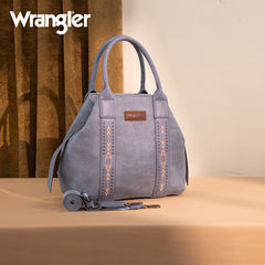 WG199-1824 Wrangler Carry-All Aztec Expandable Tote/Crossbody -Jean
