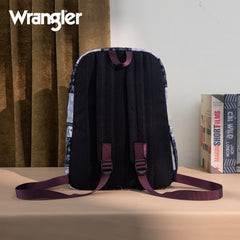 WG2000-008BK    Wrangler Paisley Print Backpack -Black