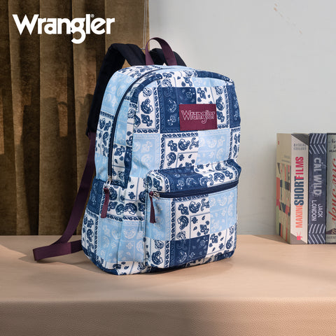 WG2000-009JN   Wrangler Paisley Print Backpack -Jean