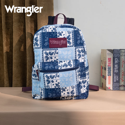 WG2000-009JN   Wrangler Paisley Print Backpack -Jean