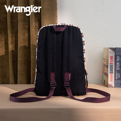 WG2000-013BR   Wrangler Aztec Print Backpack -Brown