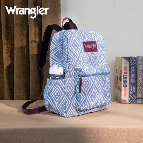 WG2000-002JN   Wrangler Aztec Print Backpack - Jean