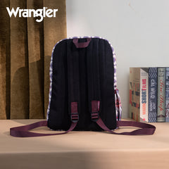 WG2000-015LV  Wrangler Aztec Print Backpack -Lavender