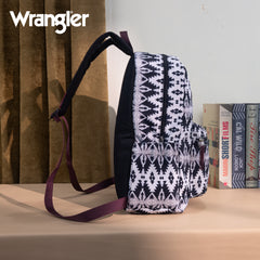 WG2000-011BK   Wrangler Aztec Print Backpack -Black