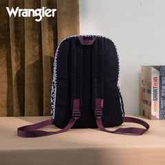 WG2000-011BK   Wrangler Aztec Print Backpack -Black