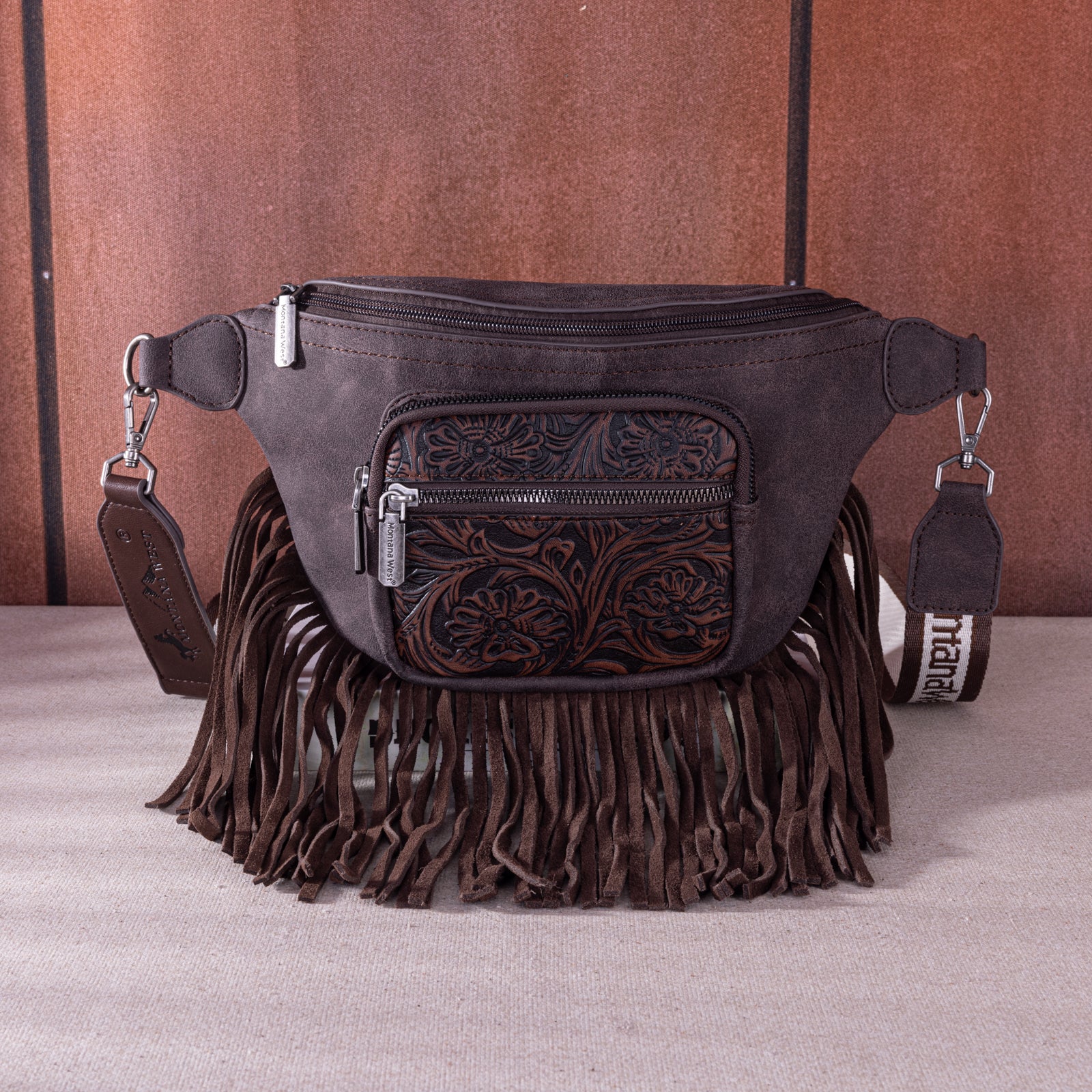 Tooled leather fanny pack clearance
