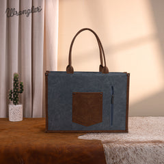 WG250G-8119JN     Wrangler Buckle Concealed Carry Large Tote-Jean