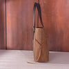 MW1280G-8317WBR  Montana West Buckle Collection Concealed Carry Tote Wallet Set-Brown