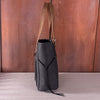 MW1280G-8317WBK  Montana West Buckle Collection Concealed Carry Tote Wallet Set- Black