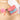 WG274-W079 Wrangler Tri-Fold Wallet with Keyring Pom Pom - Pink-Blue