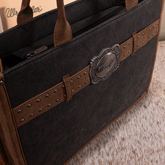 WG250G-8119BK   Wrangler Buckle Concealed Carry Large Tote-Black