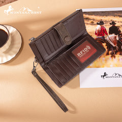 MW1352-W2000   Montana West Embroidered Collection Wallet