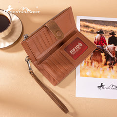 MW1352-W2000   Montana West Embroidered Collection Wallet