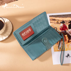 MW1352-W2000   Montana West Embroidered Collection Wallet