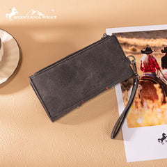 MW1352-W2000   Montana West Embroidered Collection Wallet