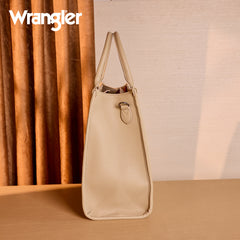 WG389-8119  Wrangler Carry-All Large Tote Work Tote /Crossbody - Tan